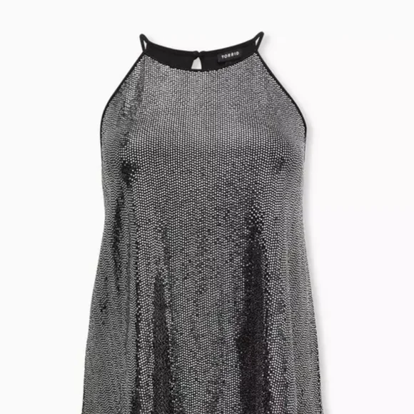 Sparkling Black Sequin Dress - Picture 2 of 4